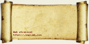 Nadja Raković vizit kartica